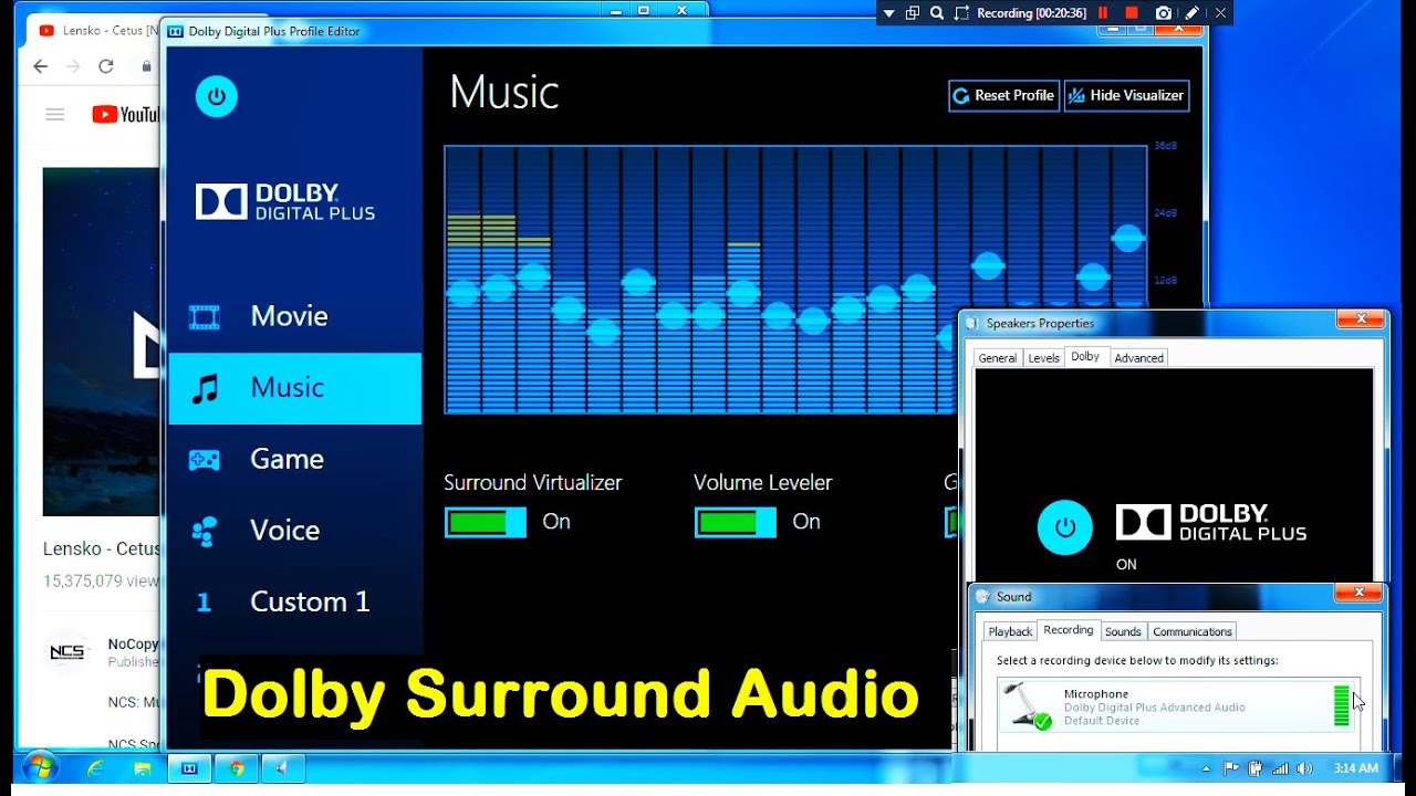 where to download dolby digital plus audio driver 7.5.1.1